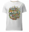 Мужская премиум футболка Kyiv is the best city Белый фото