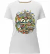 Женская премиум футболка Kyiv is the best city Белый фото