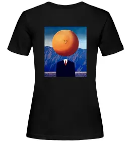 Жіноча футболка Мистецтво життя, колір -- чорний, розмір - M Чорний фото