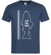 Мужская футболка Лінійка для риби Темно-синий фото