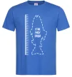 Мужская футболка Лінійка для риби Ярко-синий фото