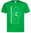 Мужская футболка Лінійка для риби Зеленый фото