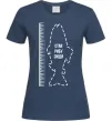 Женская футболка Лінійка для риби Темно-синий фото