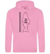 Мужская толстовка (худи) Лінійка для риби Розовый фото