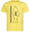 Мужская футболка Лінійка для риби Лимонный фото