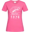 Жіноча футболка Для рибалки іменний Яскраво-рожевий фото