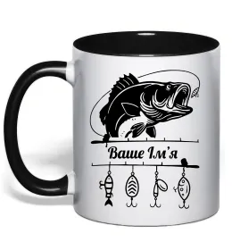 Чашка с цветной ручкой