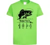 Детская футболка Для рибалки іменний Лаймовый фото