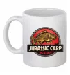 Чашка керамическая Jurassic carp Белый Чашка керамическая Jurassic carp Белый фото