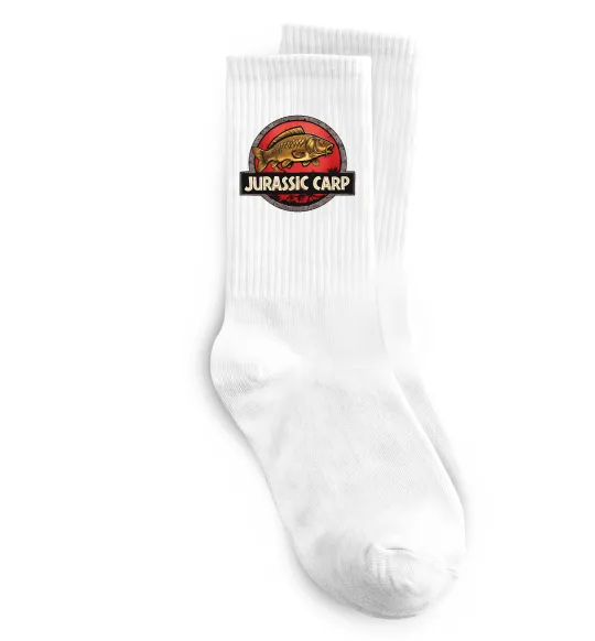 Носки Jurassic carp Белый фото