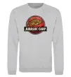 Свитшот Jurassic carp Серый меланж фото