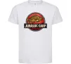 Детская футболка Jurassic carp Белый фото