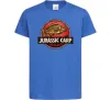 Детская футболка Jurassic carp Ярко-синий фото