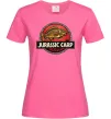 Женская футболка Jurassic carp Ярко-розовый фото