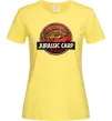 Женская футболка Jurassic carp Лимонный фото
