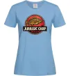 Женская футболка Jurassic carp Голубой фото