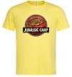 Мужская футболка Jurassic carp Лимонный фото