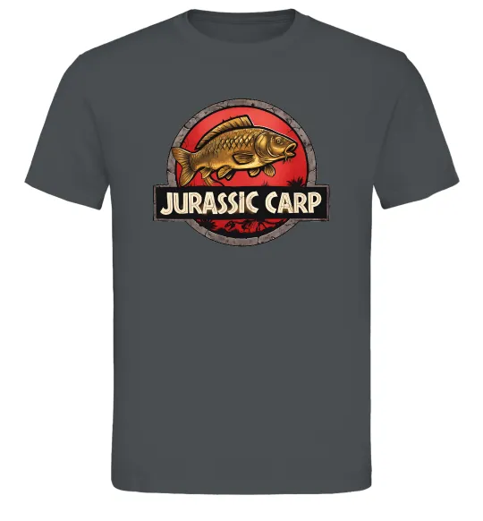Мужская футболка Jurassic carp Графит фото