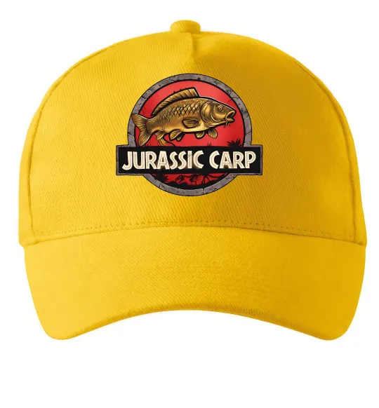 Кепка Jurassic carp Солнечно желтый фото