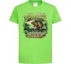 Детская футболка Carp hunter legend Лаймовый фото