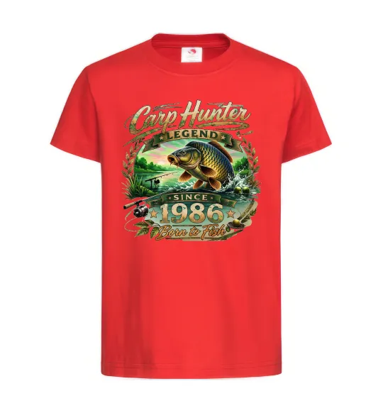 Дитяча футболка Carp hunter legend Червоний фото