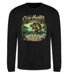 Свитшот Carp hunter legend Черный фото