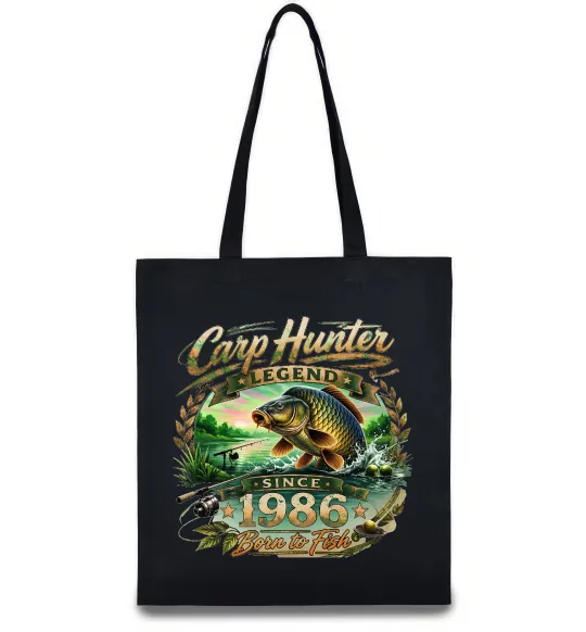 Еко-сумка Carp hunter legend Чорний фото