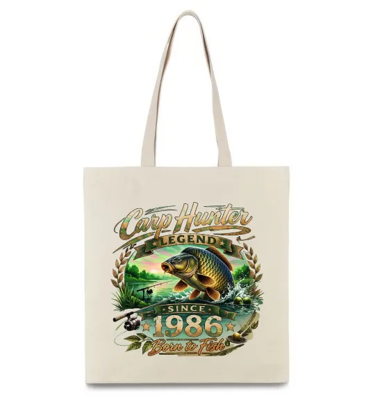 Еко-сумка Carp hunter legend Бежевий фото