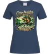 Жіноча футболка Carp hunter legend Темно-синій фото