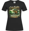 Жіноча футболка Carp hunter legend Чорний фото
