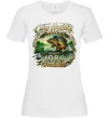 Жіноча футболка Carp hunter legend Білий фото