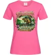 Жіноча футболка Carp hunter legend Яскраво-рожевий фото