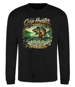 Свитшот Carp hunter legend Черный фото