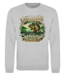 Свитшот Carp hunter legend Серый меланж фото
