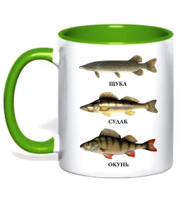 Чашка с цветной ручкой