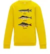 Детский Свитшот Щука судак та окунь Солнечно желтый фото
