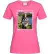 Жіноча футболка Трофейний улов з фото Яскраво-рожевий фото