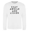 Світшот Diablo Stay awhile and listen Білий фото