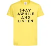 Дитяча футболка Diablo Stay awhile and listen Лимонний Дитяча футболка Diablo Stay awhile and listen Лимонний фото