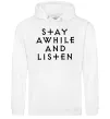 Мужская толстовка (худи) Diablo Stay awhile and listen Белый Мужская толстовка (худи) Diablo Stay awhile and listen Белый фото