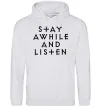 Мужская толстовка (худи) Diablo Stay awhile and listen Серый меланж Мужская толстовка (худи) Diablo Stay awhile and listen Серый меланж фото
