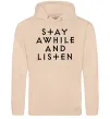 Мужская толстовка (худи) Diablo Stay awhile and listen Песочный Мужская толстовка (худи) Diablo Stay awhile and listen Песочный фото