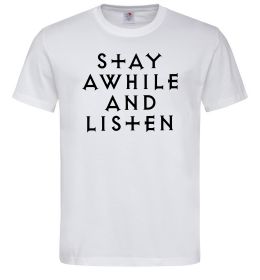 Чоловіча футболка Diablo Stay awhile and listen Чоловіча футболка Diablo Stay awhile and listen