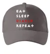 Кепка Eat sleep Diablo repeat Сірий фото