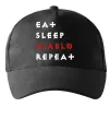 Кепка Eat sleep Diablo repeat Чорний фото