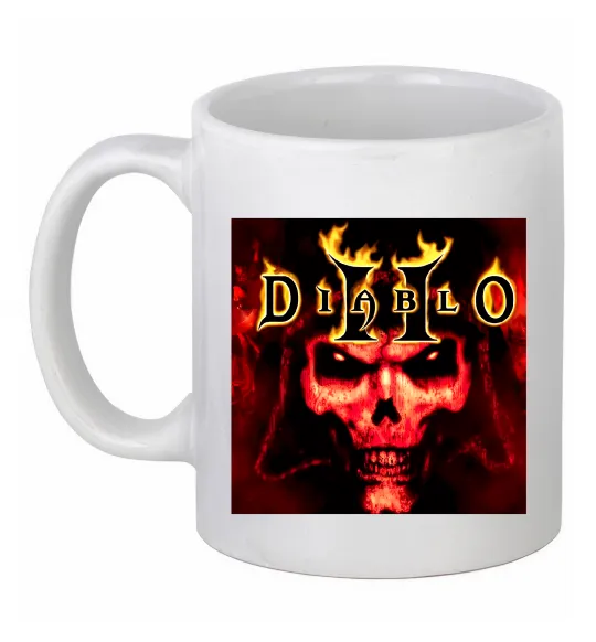 Чашка керамічна Diablo 2 poster Білий фото