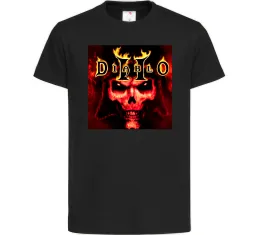 Дитяча футболка Eat sleep Diablo repeat Чорний фото Дитяча футболка Eat sleep Diablo repeat Чорний фото