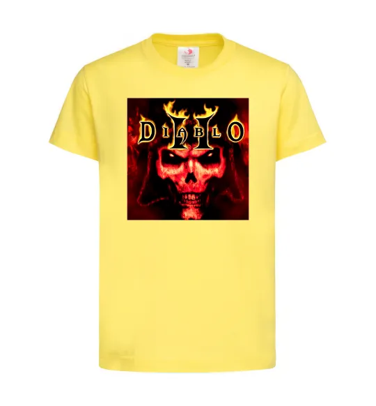 Детская футболка Diablo 2 poster Лимонный фото