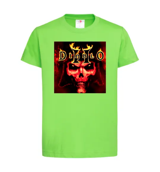 Детская футболка Diablo 2 poster Лаймовый фото