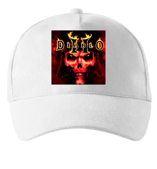 Кепка Diablo 2 poster Белый фото